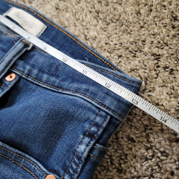 Madewell 10" High Rise Skinny Jeans in Women's Size 26 Tall - Picture 9 of 11